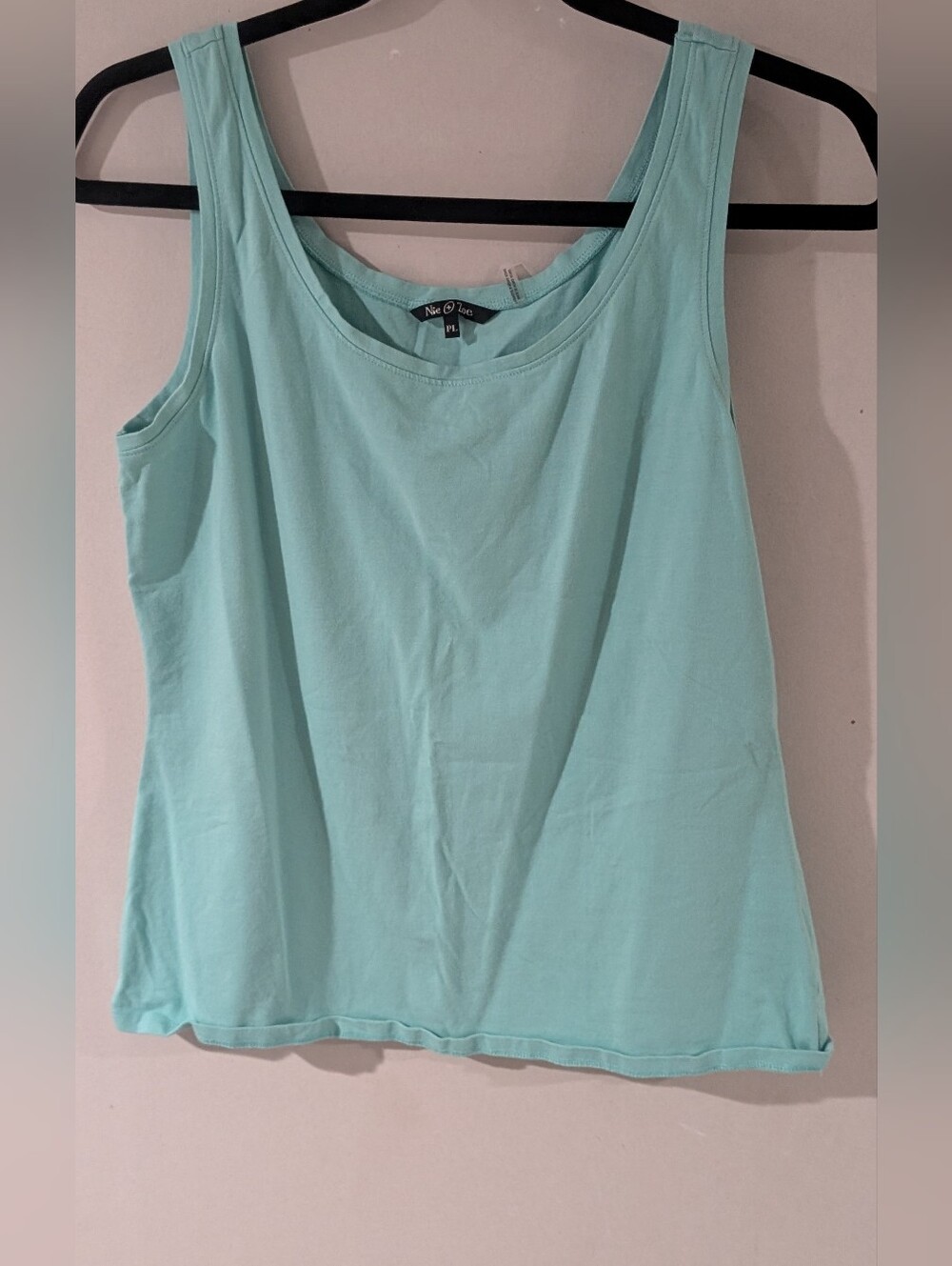 NIC+ZOE Mint Green Scoop Neck Tank Top